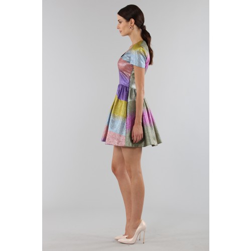 Vendita Abbigliamento Usato FIrmato - Multicolored glitter dress - Marco de Vincenzo - Drexcode -9