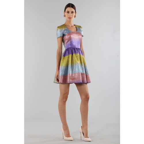 Vendita Abbigliamento Usato FIrmato - Multicolored glitter dress - Marco de Vincenzo - Drexcode -4
