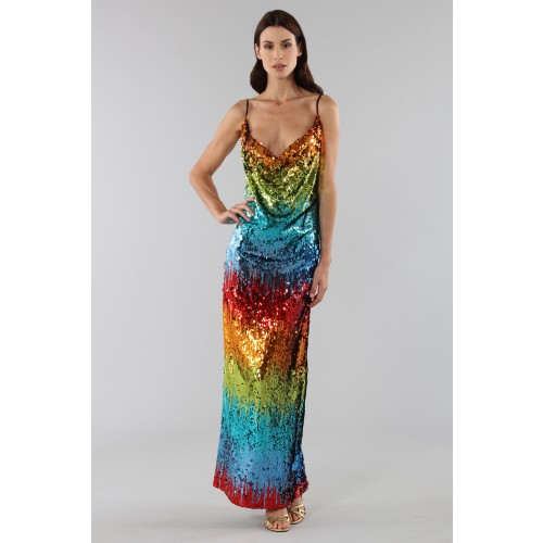 Noleggio Abbigliamento Firmato - Dress in multicoloured sequins - Alcoolique - Drexcode -9