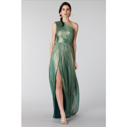 Noleggio Abbigliamento Firmato - Glittery green single-shoulder dress - Cristallini - Drexcode -6