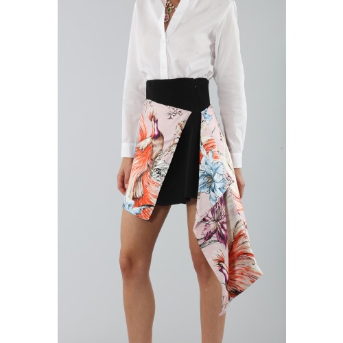 Vendita Abbigliamento Usato FIrmato - Asymmetric skirt with print - Fausto Puglisi - Drexcode -8