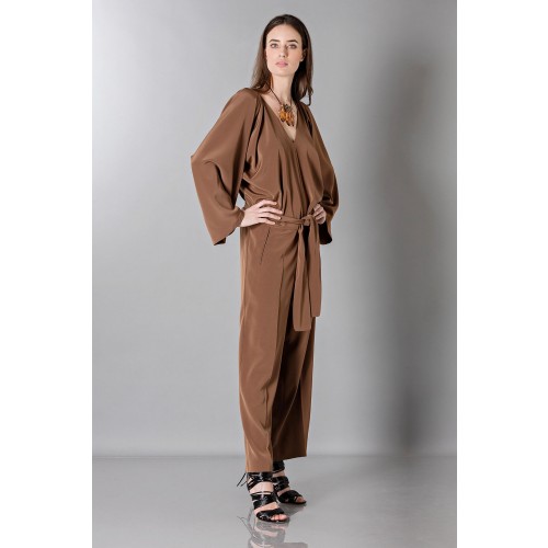 Noleggio Abbigliamento Firmato - Long sleeve brown jumpsuit - Albino - Drexcode -2