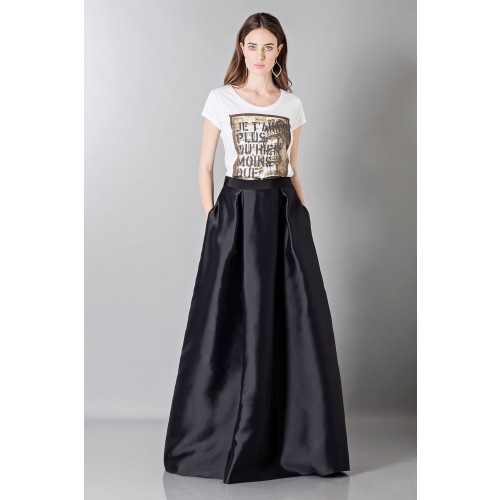 Noleggio Abbigliamento Firmato - Silk loose-fitted skirt - Alberta Ferretti - Drexcode -2