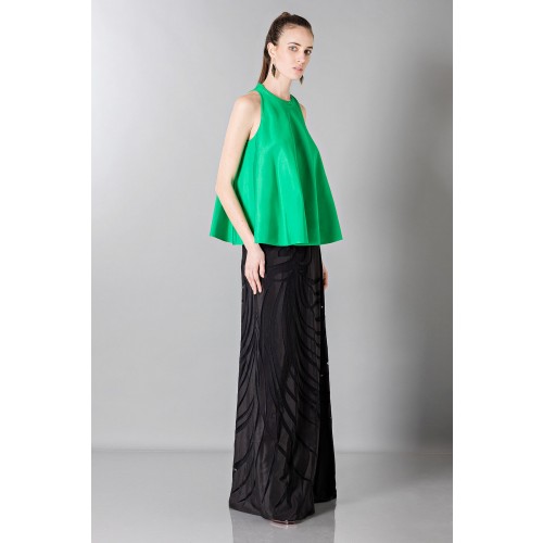 Noleggio Abbigliamento Firmato - Floor-length silk skirt with pattern in contrast - Vionnet - Drexcode -4