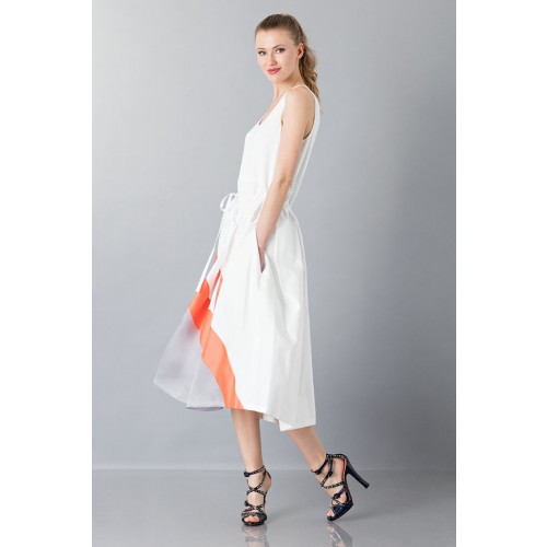 Noleggio Abbigliamento Firmato - Dress with patterned skirt - Albino - Drexcode -4