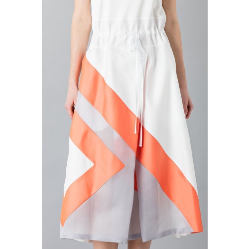 Noleggio Abbigliamento Firmato - Dress with patterned skirt - Albino - Drexcode -2