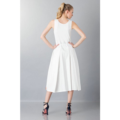 Noleggio Abbigliamento Firmato - Dress with patterned skirt - Albino - Drexcode -1