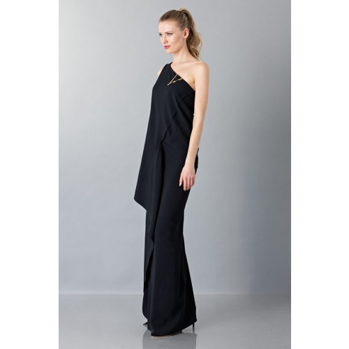 Noleggio Abbigliamento Firmato - Floor-length one shoulder black dress - Vionnet - Drexcode -3