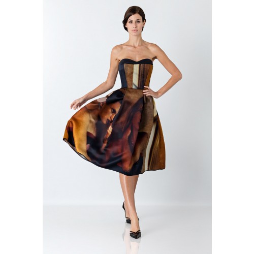 Noleggio Abbigliamento Firmato - Bustier dress with print - Giles - Drexcode -8