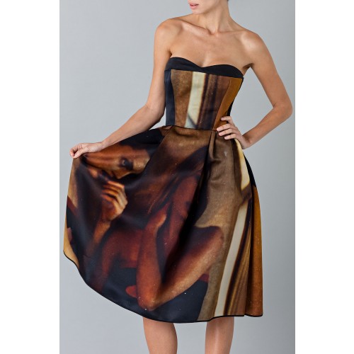 Vendita Abbigliamento Usato FIrmato - Printed bustier dress - Giles - Drexcode -4