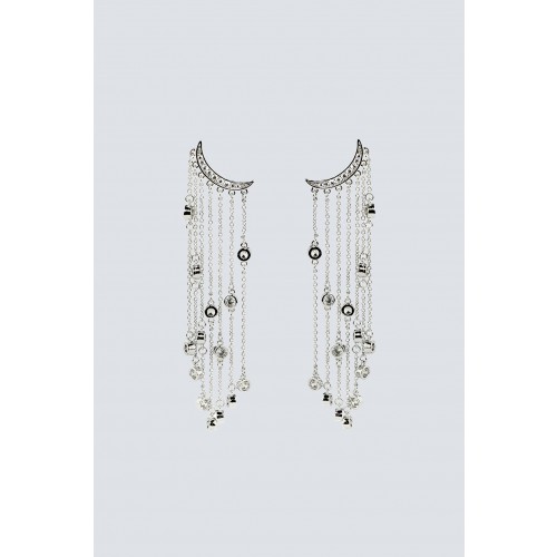 Noleggio Abbigliamento Firmato - Long silver multi-pendent earrings - Federica Tosi - Drexcode -1