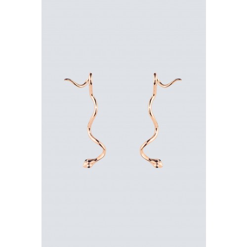 Noleggio Abbigliamento Firmato - Gold snake earrings - Federica Tosi - Drexcode -1