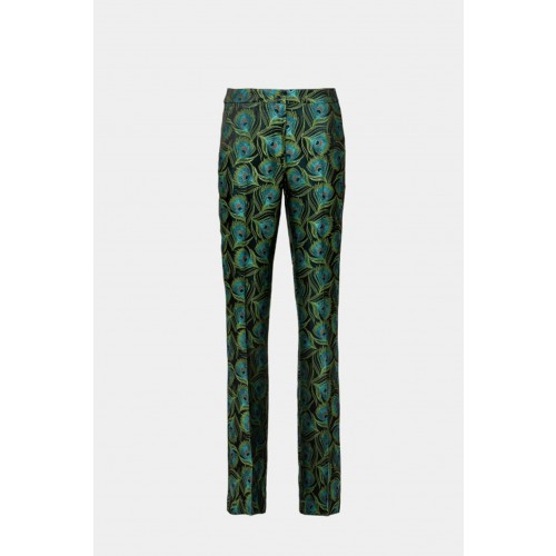 Noleggio Abbigliamento Firmato - Peacock print trousers - Giuliette Brown - Drexcode -11