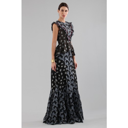 Noleggio Abbigliamento Firmato - Top and skirt with brocaded pattern - Erdem - Drexcode -18