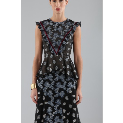 Noleggio Abbigliamento Firmato - Top and skirt with brocaded pattern - Erdem - Drexcode -17