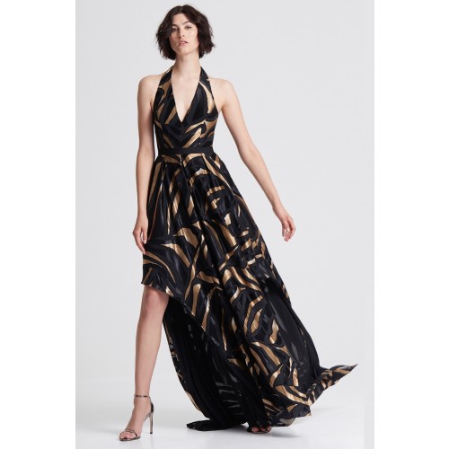 Noleggio Abbigliamento Firmato - Long dress with golden print - Halston - Drexcode -2