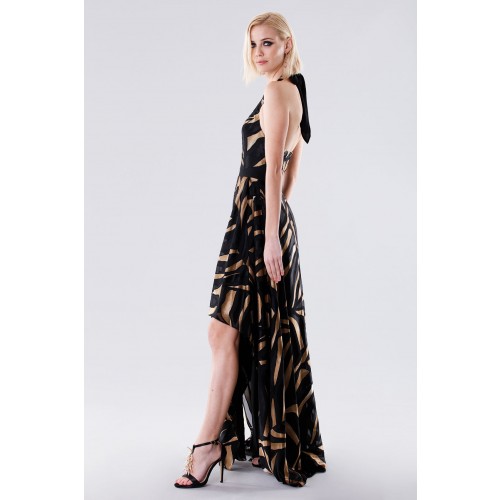 Noleggio Abbigliamento Firmato - Long dress with golden print - Halston - Drexcode -4