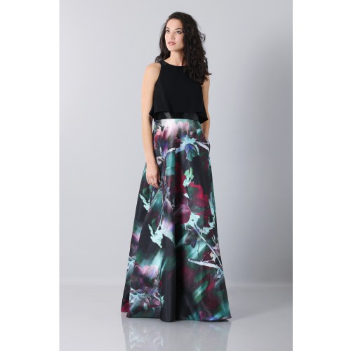 Noleggio Abbigliamento Firmato - Crop top and floral printed skirt dress - Theia - Drexcode -7