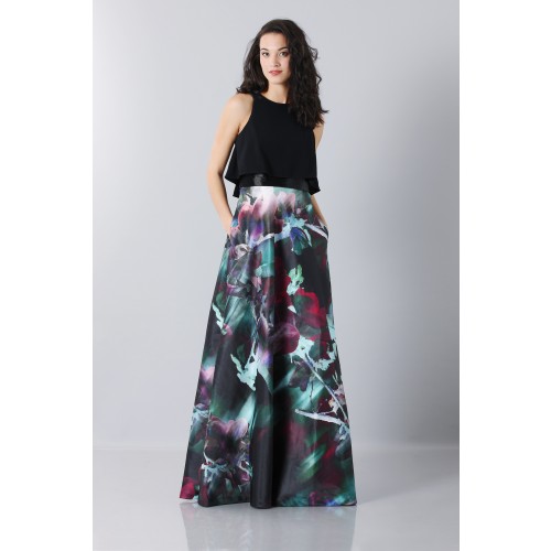 Noleggio Abbigliamento Firmato - Crop top and floral printed skirt dress - Theia - Drexcode -6