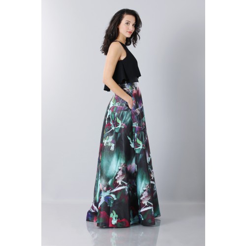 Noleggio Abbigliamento Firmato - Crop top and floral printed skirt dress - Theia - Drexcode -5