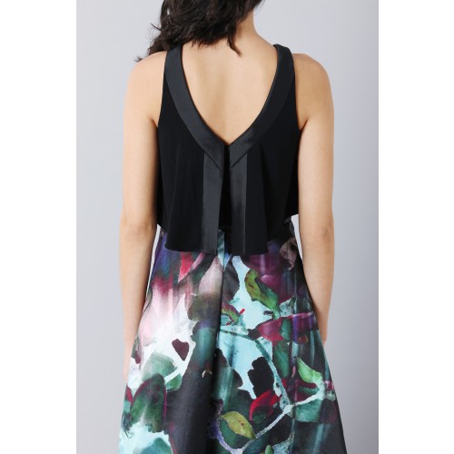 Noleggio Abbigliamento Firmato - Crop top and floral printed skirt dress - Theia - Drexcode -2