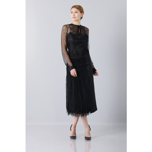 Noleggio Abbigliamento Firmato - Longuette skirt of tulle - Rochas - Drexcode -1