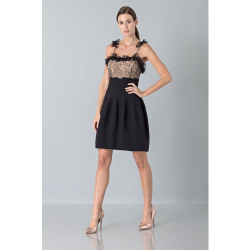 Noleggio Abbigliamento Firmato - Dress with shoulder straps of processed lace - Blumarine - Drexcode -4
