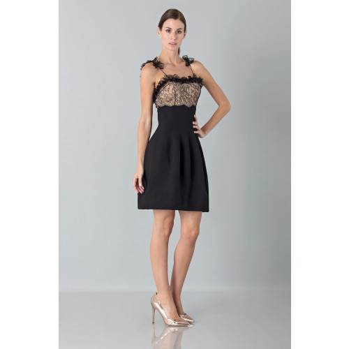 Noleggio Abbigliamento Firmato - Dress with shoulder straps of processed lace - Blumarine - Drexcode -1