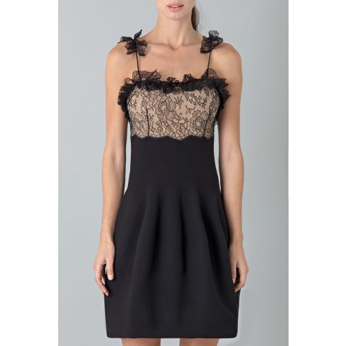 Noleggio Abbigliamento Firmato - Dress with shoulder straps of processed lace - Blumarine - Drexcode -3