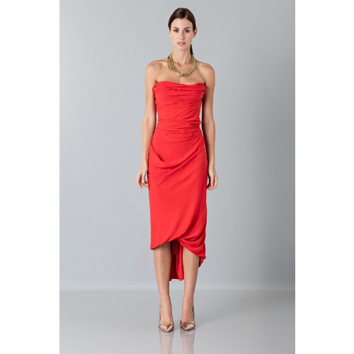 Noleggio Abbigliamento Firmato - Silk red dress - Vivienne Westwood - Drexcode -7