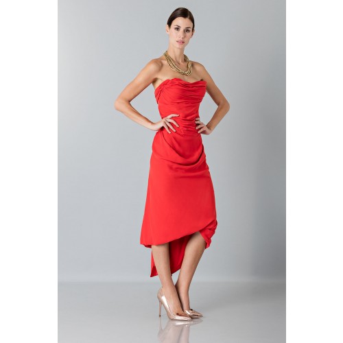 Noleggio Abbigliamento Firmato - Silk red dress - Vivienne Westwood - Drexcode -6