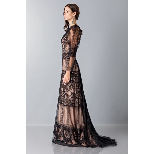 Noleggio Abbigliamento Firmato - Long dress with lace patterns - Alberta Ferretti - Drexcode -4