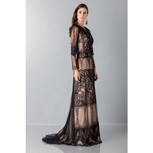Noleggio Abbigliamento Firmato - Long dress with lace patterns - Alberta Ferretti - Drexcode -2