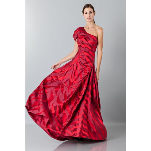 Noleggio Abbigliamento Firmato - One-shoulder red dress with puff sleeve - Vivienne Westwood - Drexcode -5