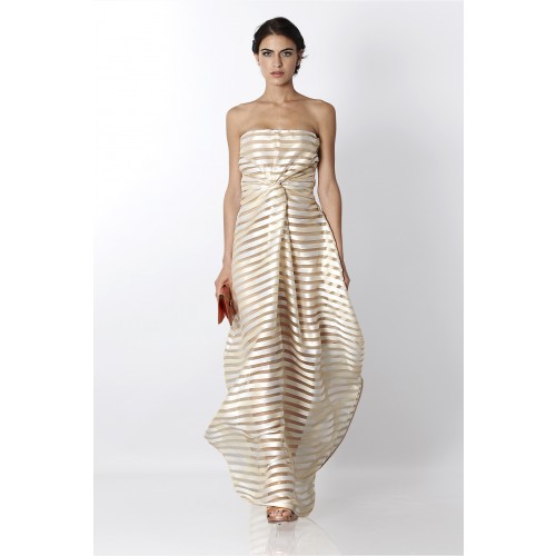 Noleggio Abbigliamento Firmato - Golden stripes long dress - Vionnet - Drexcode -6