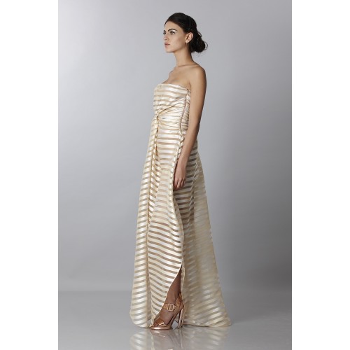 Noleggio Abbigliamento Firmato - Golden stripes long dress - Vionnet - Drexcode -1