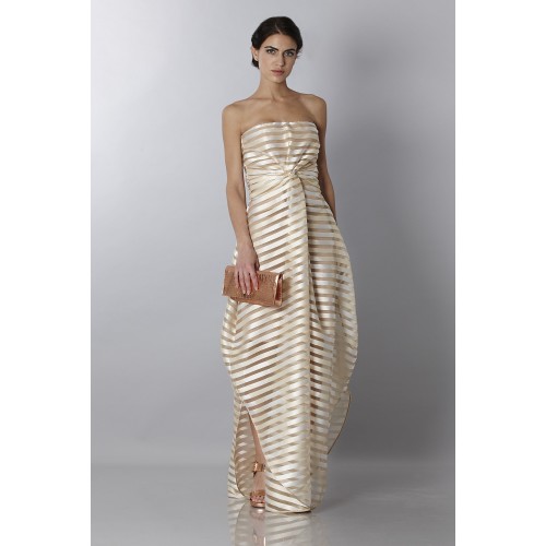 Noleggio Abbigliamento Firmato - Golden stripes long dress - Vionnet - Drexcode -5