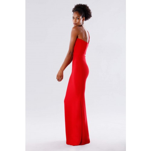 Noleggio Abbigliamento Firmato - Red one-shoulder mermaid dress - Rhea Costa - Drexcode -4
