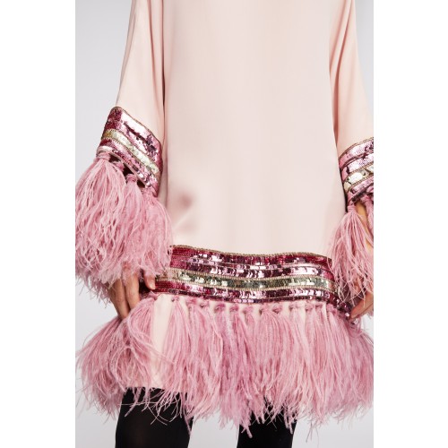 Noleggio Abbigliamento Firmato - Abito corto con piume - Valentino - Drexcode -5