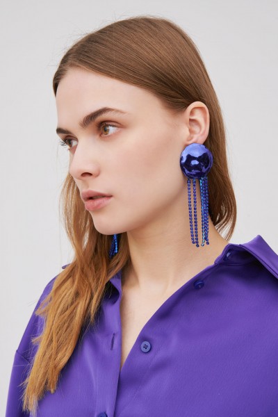 Orbit Crystal Drop Earrings