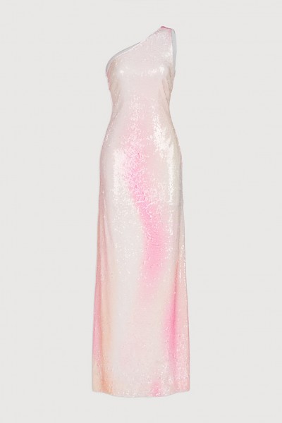One-shoulder sequin dress