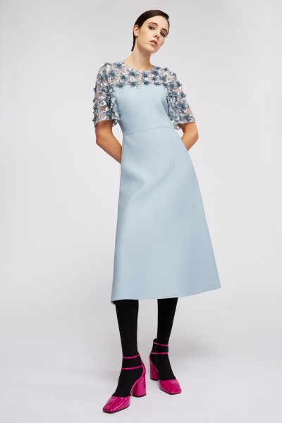Light blue midi dress