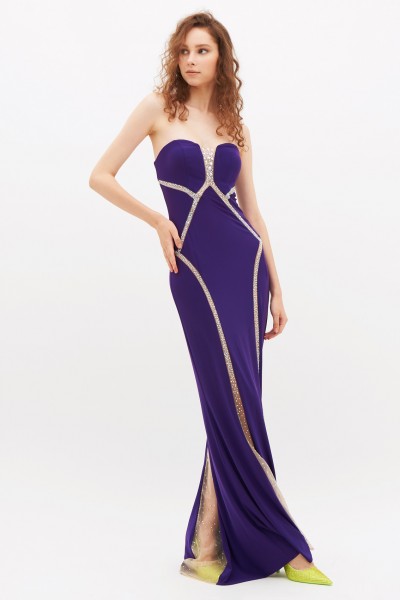 Purple mermaid dress