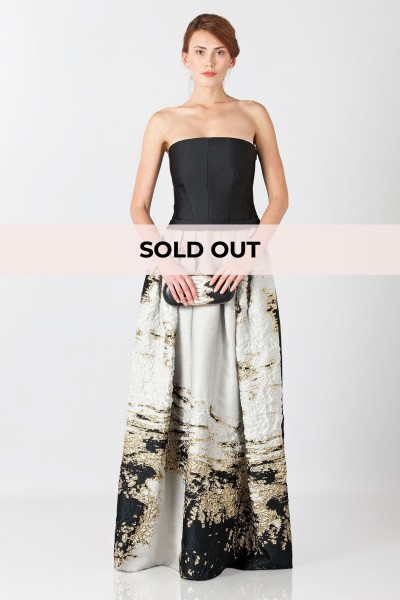Long bustier dress