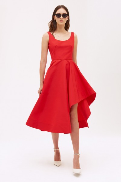 Red full dress