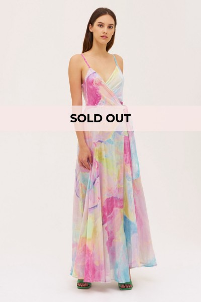 Rainbow sequin dress