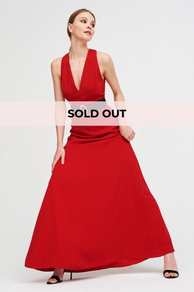 Cross back dress