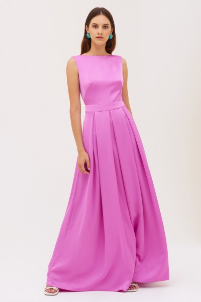 Long lilac dress