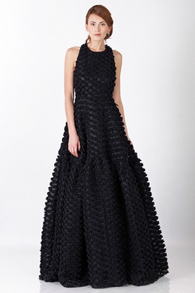 Pop-corn black dress