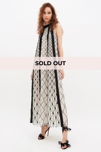 Long trapeze dress